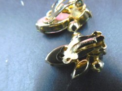 sherman rhinestone drop earring 55 sign